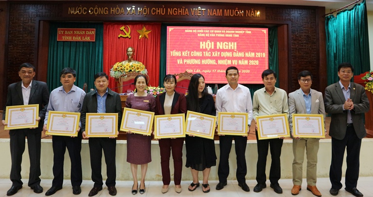 Hội nghị triển khai công tác xây dựng Đảng năm 2020